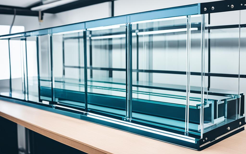 detalle de como se ve la cámara termopanel de una ventana antiruido