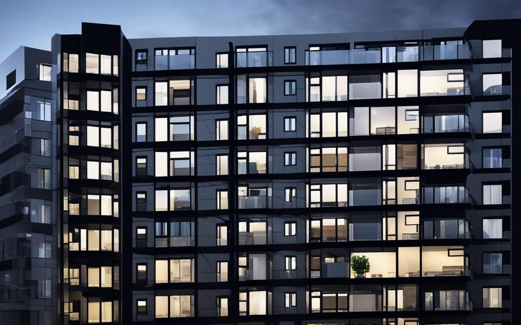 Edificio con ventanas herméticas para evitar el ruído exterior y de vecinos